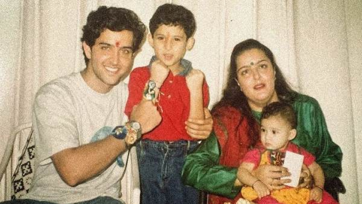 Hrithik Roshan recreates childhood photo with sisters on Raksha Bandhan
