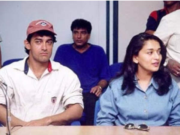 माधुरी दीक्षित और आमिर खान माधुरी दीक्षित और आमिर खान