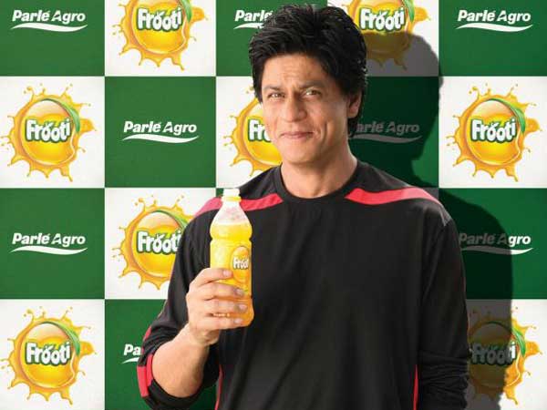 फ्रूटी के नये विज्ञापन में शाहरूख खान फ्रूटी के नये विज्ञापन में शाहरूख खान