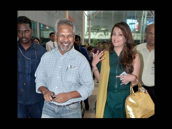 Aishwarya with Mani Ratnam Aishwarya with Mani Ratnam