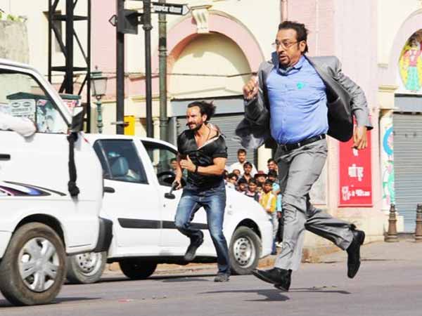 सारे एक्शन रोल सैफ ने किये