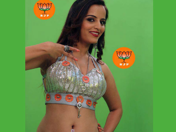 मोदी के लिये न्यूड हो चुकी हॉट एक्ट्रेस मेघना ने अब किया मुजरा