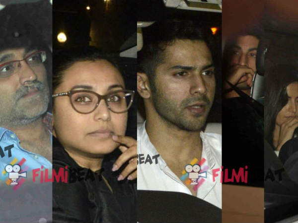 रवि चोपड़ा के घर पर सितारों का जमावाड़ा रवि चोपड़ा के घर पर सितारों का जमावाड़ा