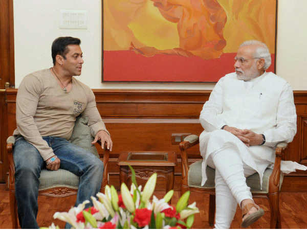 सलमान खान और नरेंद्र मोदी सलमान खान और नरेंद्र मोदी