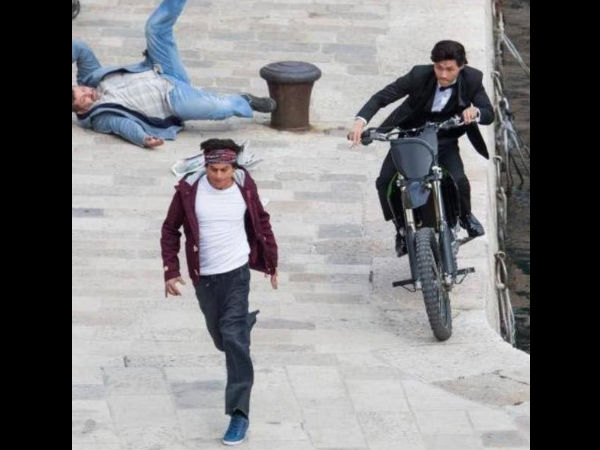स्टंट सीन की शूटिंग स्टंट सीन की शूटिंग