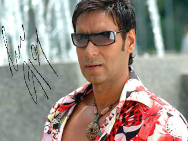 Autograph of Ajay Devgan Autograph of Ajay Devgan