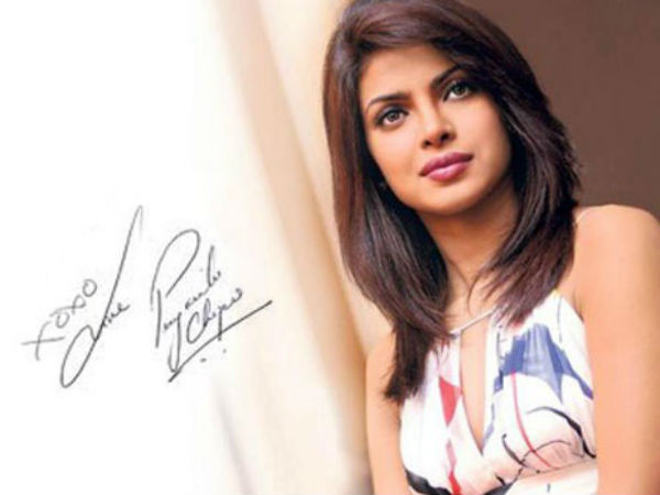 Autograph of Priyanka Chopra Autograph of Priyanka Chopra