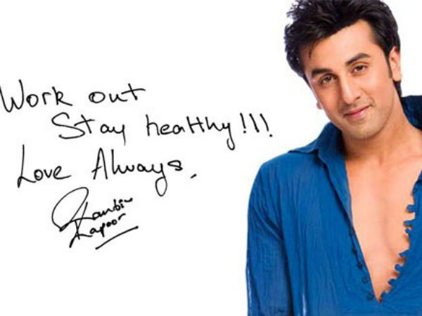 Autograph of Ranbir Kapoor Autograph of Ranbir Kapoor