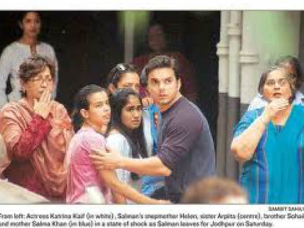 Katrina and family bid goodbye to Salman khan going to jail Katrina and family bid goodbye to Salman khan going to jail