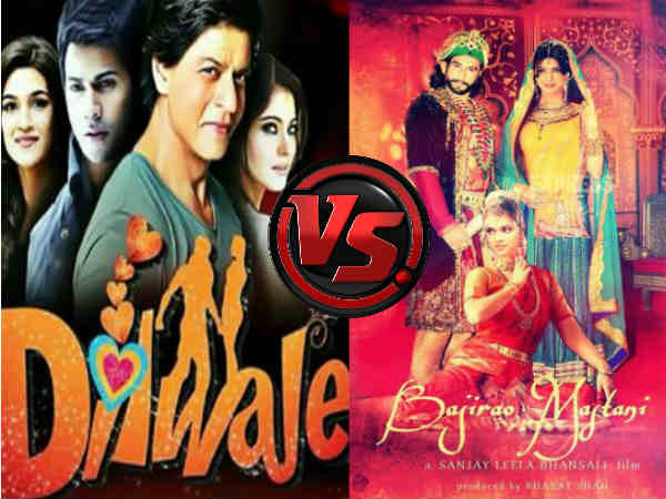 बाजीराव मस्तानी दिलवाले बहुत अलग फिल्में