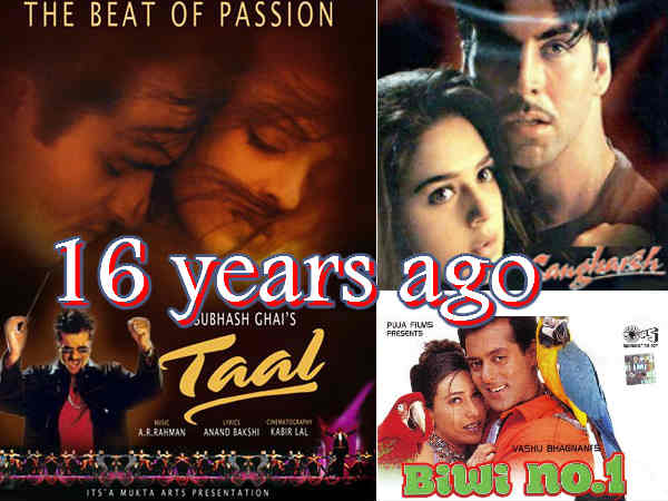 1999 का बॉलीवुड