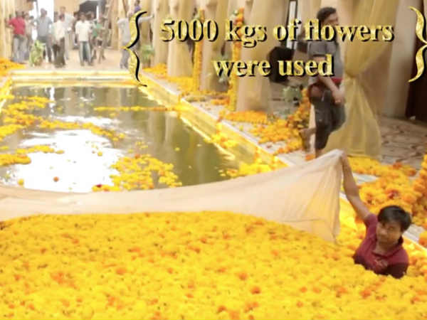 5000 किलो फूल