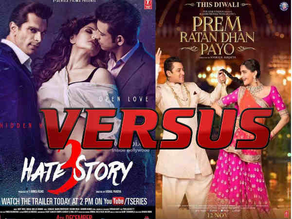 हेट स्टोरी 3 Vs प्रेम रतन धन पायो..