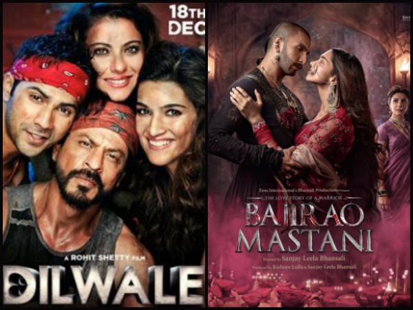 दिलवाले vs बाजीराव मस्तानी