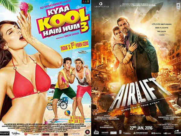 'एयरलिफ्ट' vs 'क्या कूल हैं हम 3'
