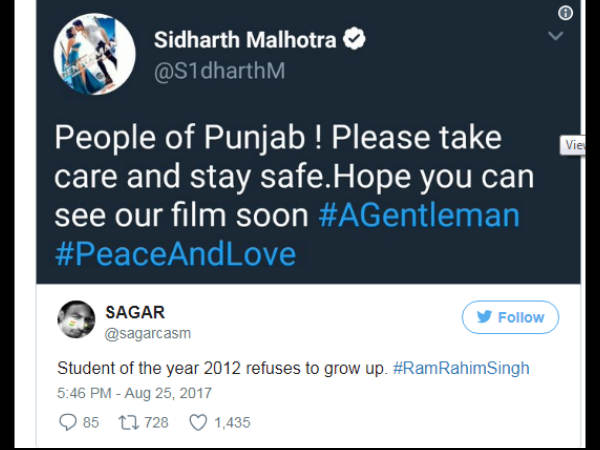 सिद्धार्थ मल्होत्रा को लोगों ने धो डाला सिद्धार्थ मल्होत्रा को लोगों ने धो डाला