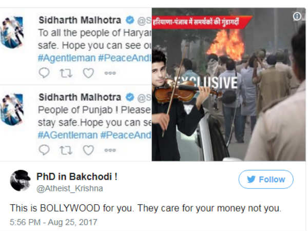 सिद्धार्थ मल्होत्रा को लोगों ने धो डाला सिद्धार्थ मल्होत्रा को लोगों ने धो डाला