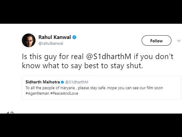 सिद्धार्थ मल्होत्रा को लोगों ने धो डाला सिद्धार्थ मल्होत्रा को लोगों ने धो डाला