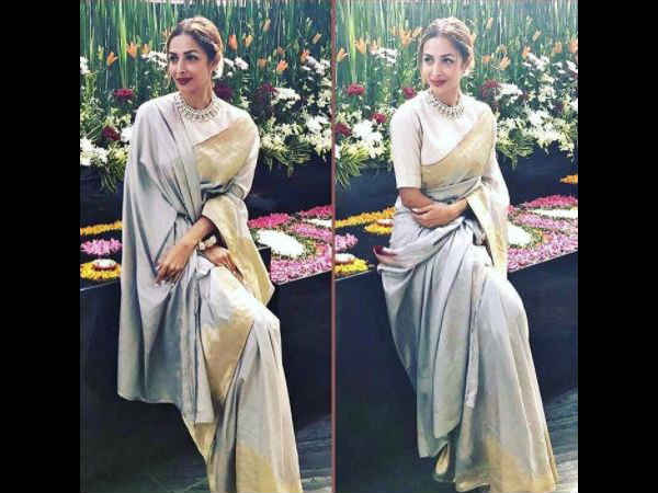 साड़ी में मलाइका साड़ी में मलाइका