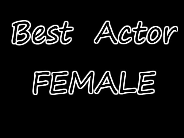 बेस्ट एक्टर Female 2017 बेस्ट एक्टर Female 2017