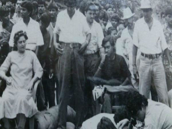 शूटिंग के दौरान