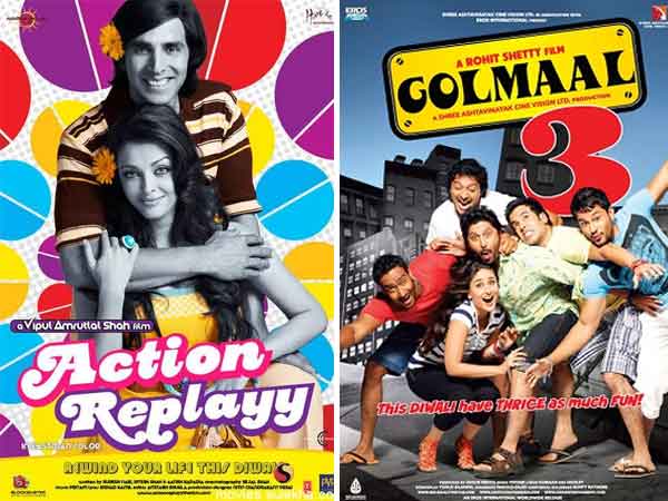 एक्शन रीप्ले Vs गोलमाल 3