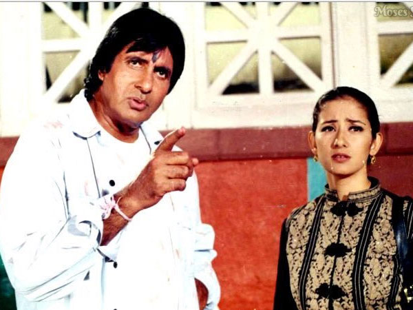 अमिताभ बच्चन और मनीषा कोईराला