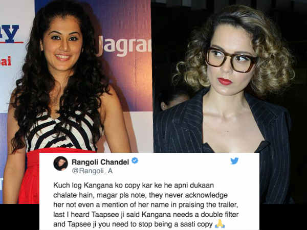 रंगोली ने साधा निशाना रंगोली ने साधा निशाना