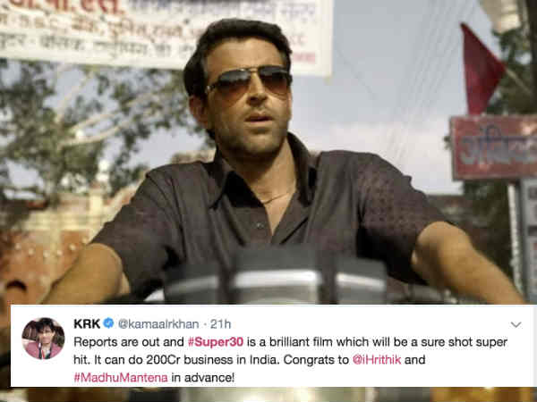 केआरके ने भी लगा दी मुहर