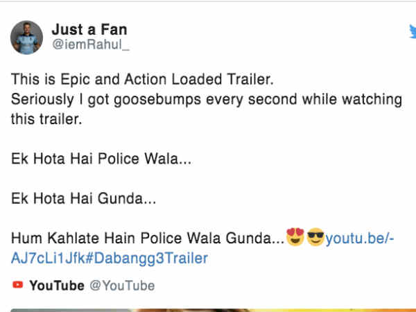 दबंग 3 ट्रेलर Reactions
