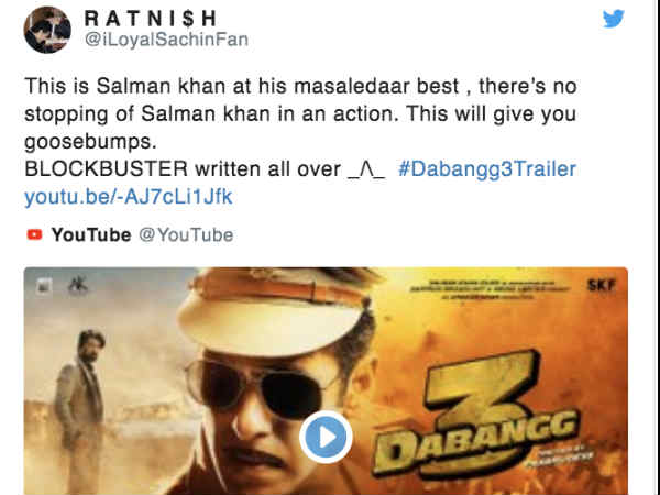दबंग 3 ट्रेलर Reactions