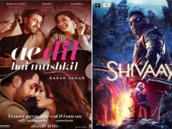 शिवाय Vs ऐ दिल है मुश्किल