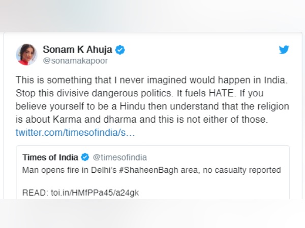 सोनम कपूर ने और क्या कहा सोनम कपूर ने और क्या कहा