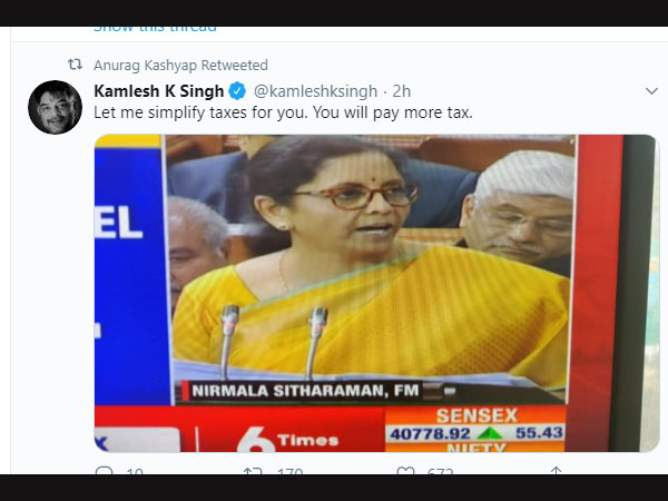 bollywood reaction on budget 2020 bollywood reaction on budget 2020
