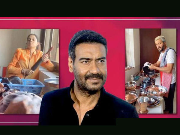 जेनेलिया ने हाथ में बेलन लेकर पति से करवाया काम जेनेलिया ने हाथ में बेलन लेकर पति से करवाया काम