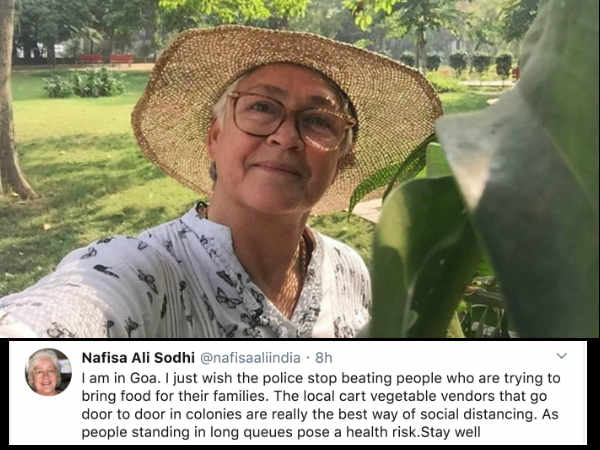 गोवा में फंसी नफीसा अली गोवा में फंसी नफीसा अली