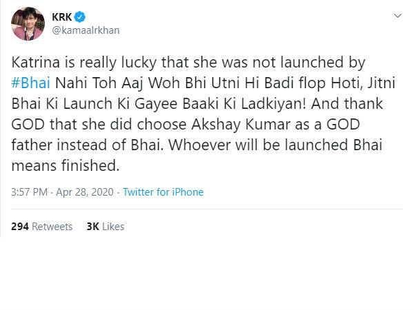 जिसे भी लॉन्च किया भाई ने वो मतलब खत्म जिसे भी लॉन्च किया भाई ने वो मतलब खत्म