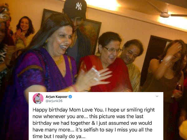 मां के जन्मदिन पर इमोशनल हुए अर्जुन कपूर