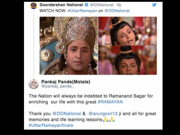 रामानंद सागर की तारीफें रामानंद सागर की तारीफें