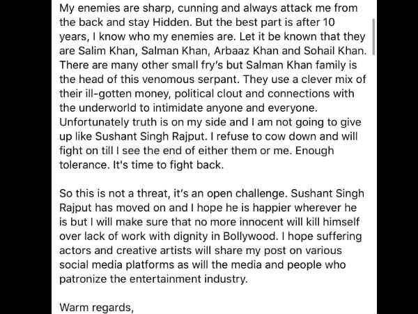 सलमान खान का परिवार इस जहरीले कैंप का मुखिया है सलमान खान का परिवार इस जहरीले कैंप का मुखिया है