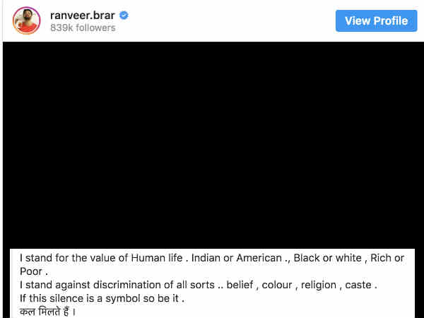 रणवीर ब्रार का पोस्ट रणवीर ब्रार का पोस्ट