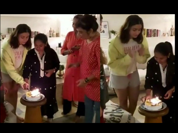 आलिया ने मनाया अपनी मेड का जन्मदिन