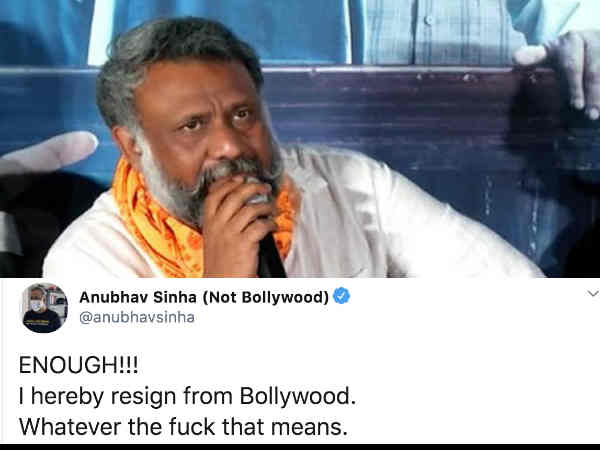 अनुभव सिन्हा का बॉलीवुड से इस्तीफा
