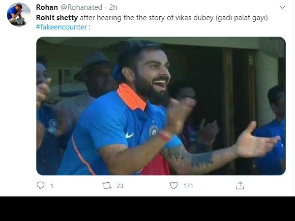 फेक एनकाउंटर बताते हुए आई रोहित शट्टी की याद
