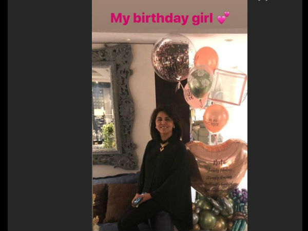 नीतू कपूर की जन्मदिन की तस्वीर
