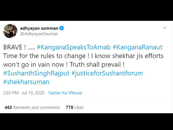 कंगना तुम बहादुर हो कंगना तुम बहादुर हो