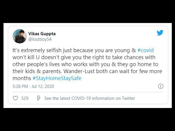 विकास ने जताई चिंता विकास ने जताई चिंता