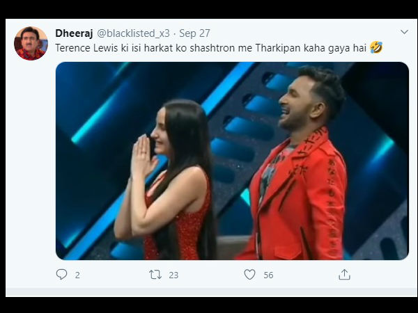 यूजर ने कहा ठरकीपन