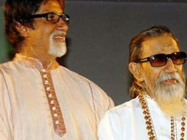 अमिताभ बच्चन और बाल ठाकरे