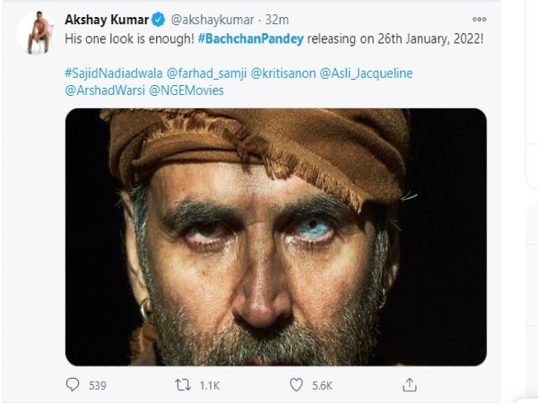 akshay kumar, bachchan pandey akshay kumar, bachchan pandey